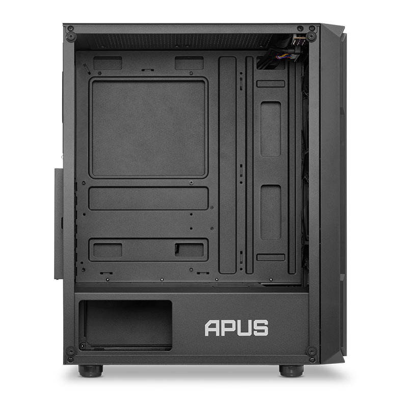 Gabinete Gamer Pichau Apus RGB, Mid-Tower, Lateral de Vidro Temperado, Com 3 Fans, Preto, PG-APS-RGB01 - miniatura 5