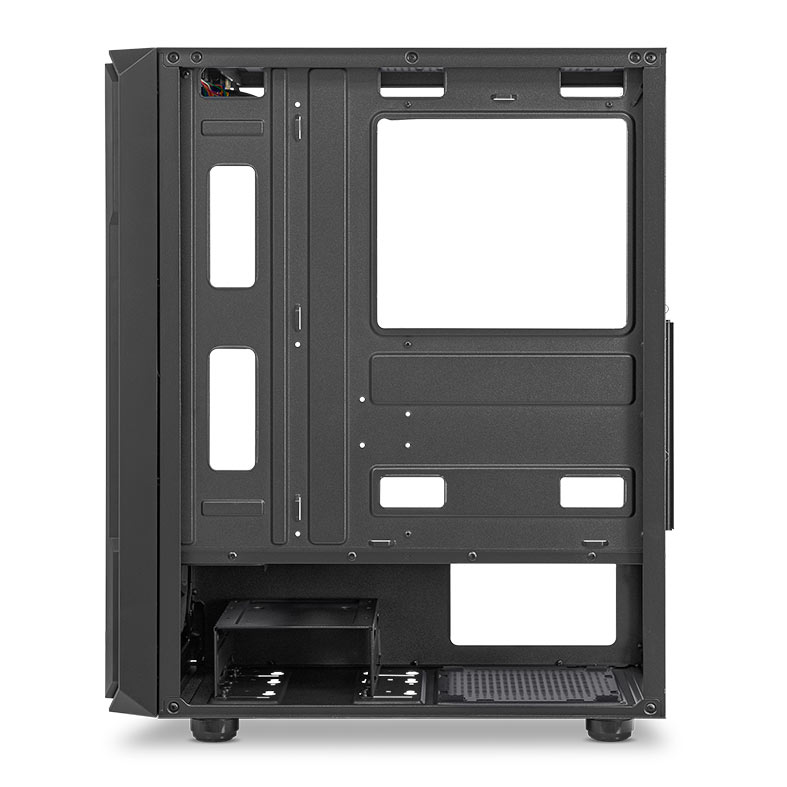 Gabinete Gamer Pichau Apus RGB, Mid-Tower, Lateral de Vidro Temperado, Com 3 Fans, Preto, PG-APS-RGB01 - miniatura 6