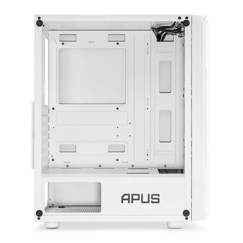 Gabinete Gamer Pichau Apus White, Mid-Tower, Lateral de Vidro Temperado, Com 3 Fans, Branco, PG-APS-WHT01 - miniatura 5