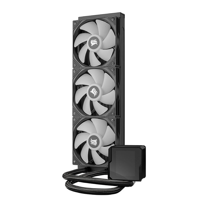 Water Cooler Pichau Aqua 360X P1 Black Edition, 360mm, ARGB, Display LCD Customizavel, PG-AQ360X-BLK01 - miniatura 3