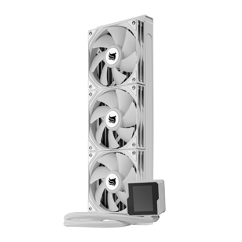 Water Cooler Pichau Aqua 360X P1 White Edition, 360mm, ARGB, Display LCD Customizavel, PG-AQ360X-WH01 - miniatura 3