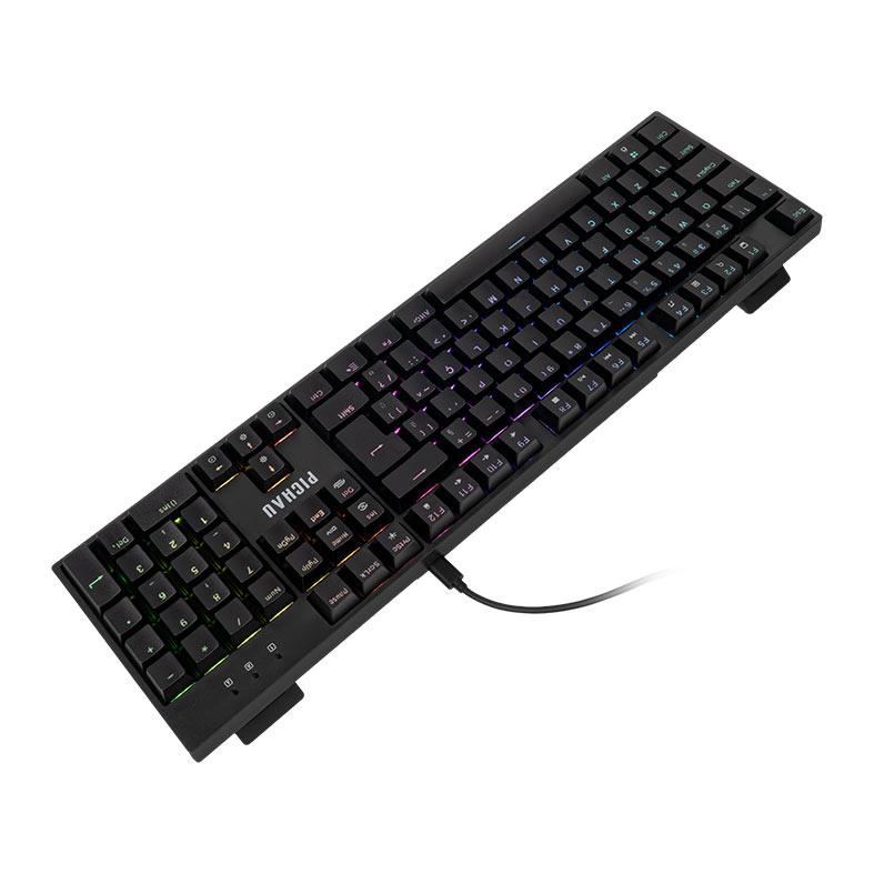 Teclado Mecanico Pichau Aurum V100, RGB, PTB, Switch Huano Vermelho, Preto, PG-ARM-RGB01 - miniatura 5