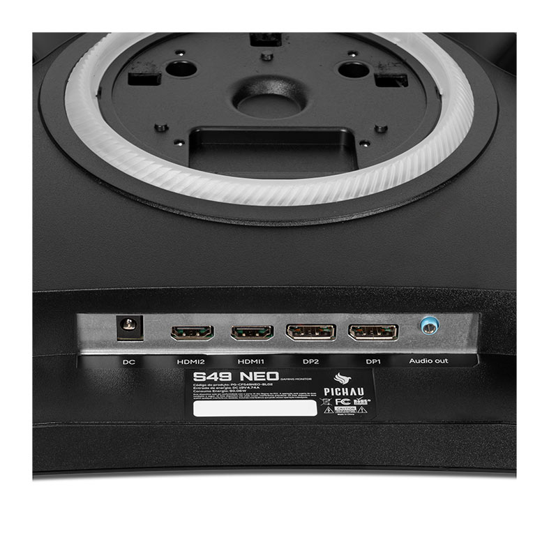 PRE VENDA - Monitor Gamer Pichau Cepheus S49 Neo, 49 Pol, VA, Curvo, DQHD, 1ms, 120Hz, HDMI/DP, PG-CFS49NEO-BL02 - miniatura 8