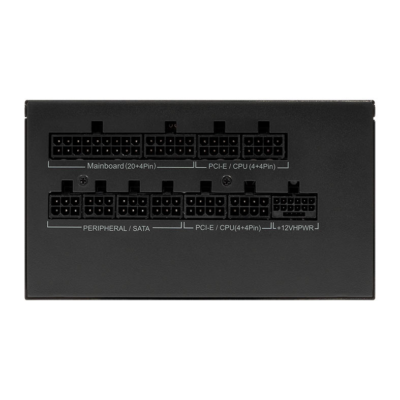 Fonte Pichau Cluster, 850W, PCIe 5.0, Full Modular, Cybenetics Gold, Preto, PG-CL850-BK01 - miniatura 5