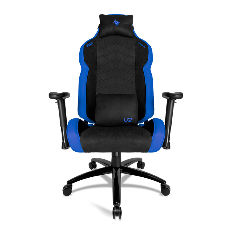 Cadeira Gamer Pichau Donek V2, Tecido, Preto e Azul, PG-DNKV2-BBL - miniatura 3