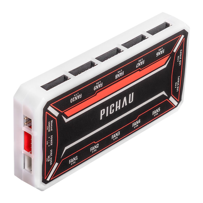 Controladora Pichau Feather X6, ARGB, 10 Portas, PG-FTX6-BK01 - miniatura 3