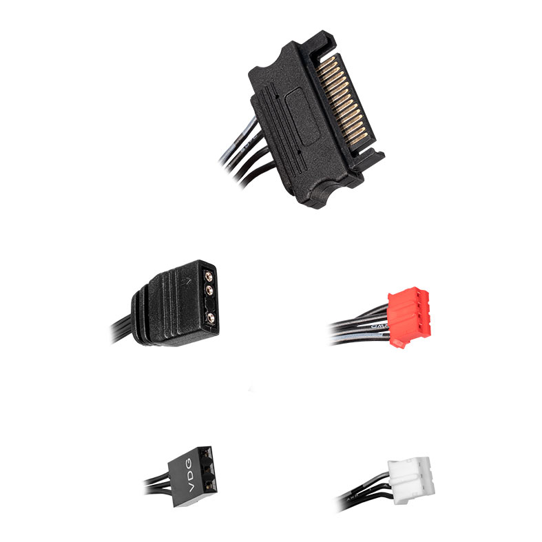 Controladora Pichau Feather X6, ARGB, 10 Portas, PG-FTX6-BK01 - miniatura 4