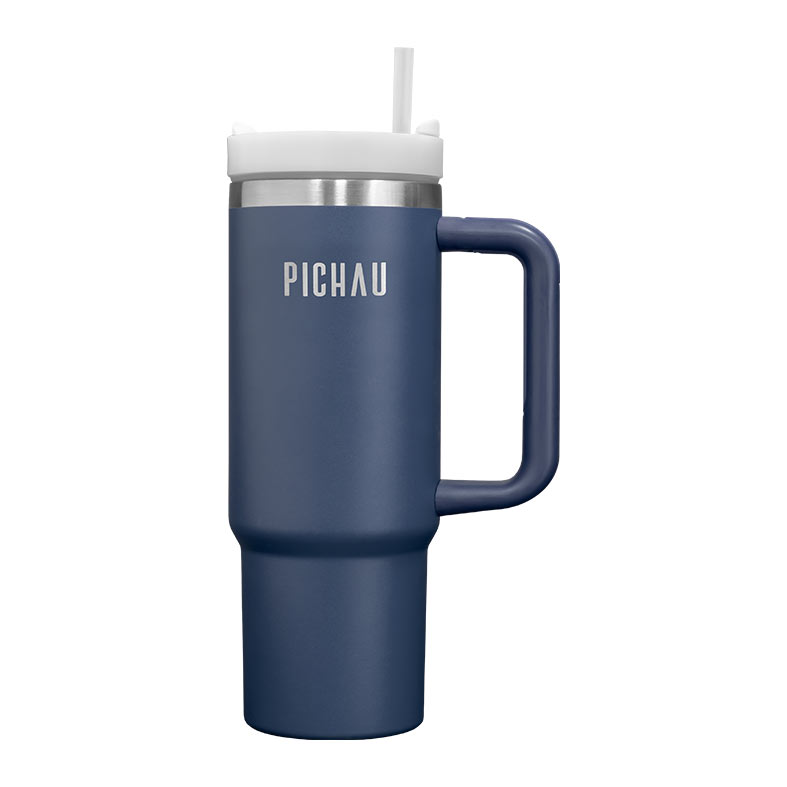 Copo Termico Pichau HR160, Com Canudo, 887ml, Azul, PG-HR160-BU01 - miniatura 3