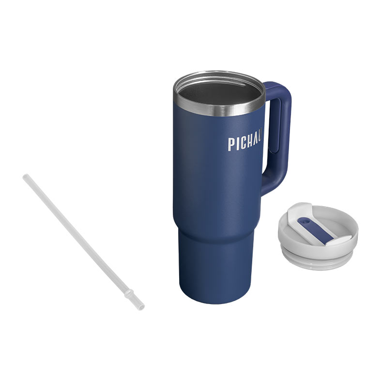 Copo Termico Pichau HR160, Com Canudo, 887ml, Azul, PG-HR160-BU01 - miniatura 4