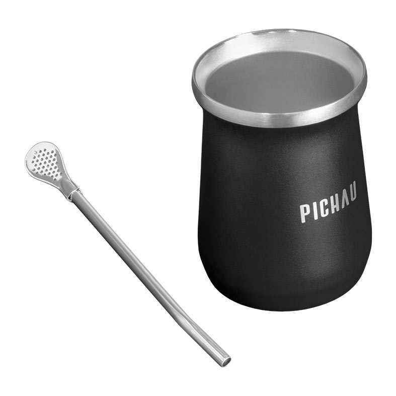 Cuia Mate Pichau HR60, 236ml, Preto, PG-HR60-BL01 - miniatura 3
