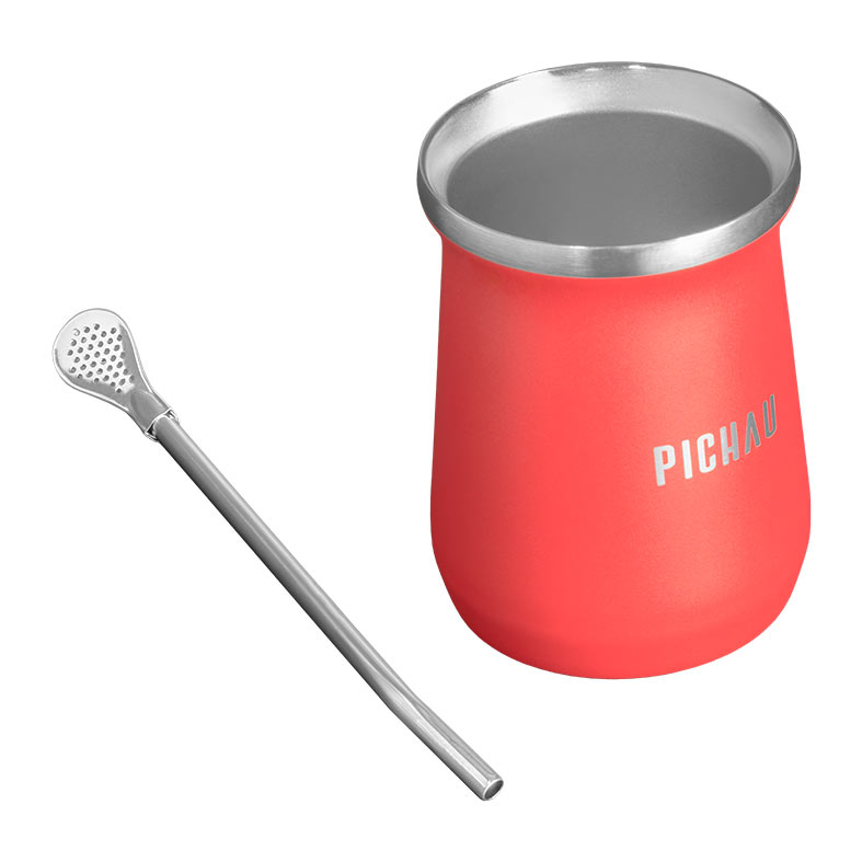 Cuia Mate Pichau HR60, 236ml, Vermelho, PG-HR60-RD01 - miniatura 3