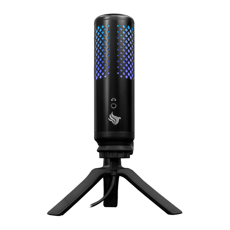 Microfone Pichau Izar, RGB, USB, Preto, PG-IZR-RGB01 - miniatura 4