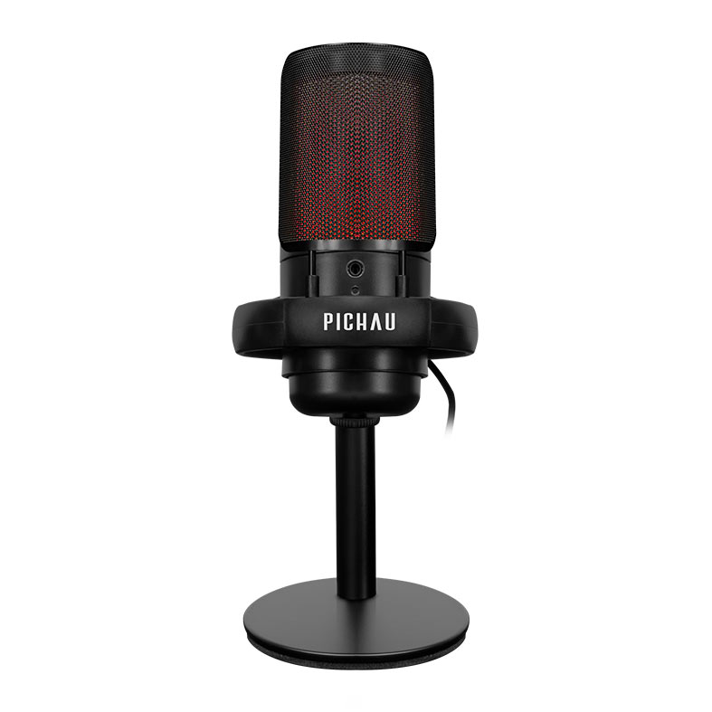 Microfone Pichau Izar V2, RGB, USB, Preto, PG-IZRV-RGB02 - miniatura 3