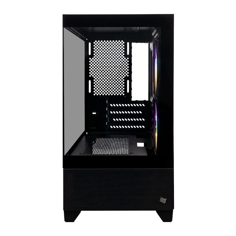 Gabinete Gamer Pichau Magpie 4B, Mini-Tower, Lateral de Vidro, Com 2 Fans, Preto, PG-MAG4B-BK2 - miniatura 3