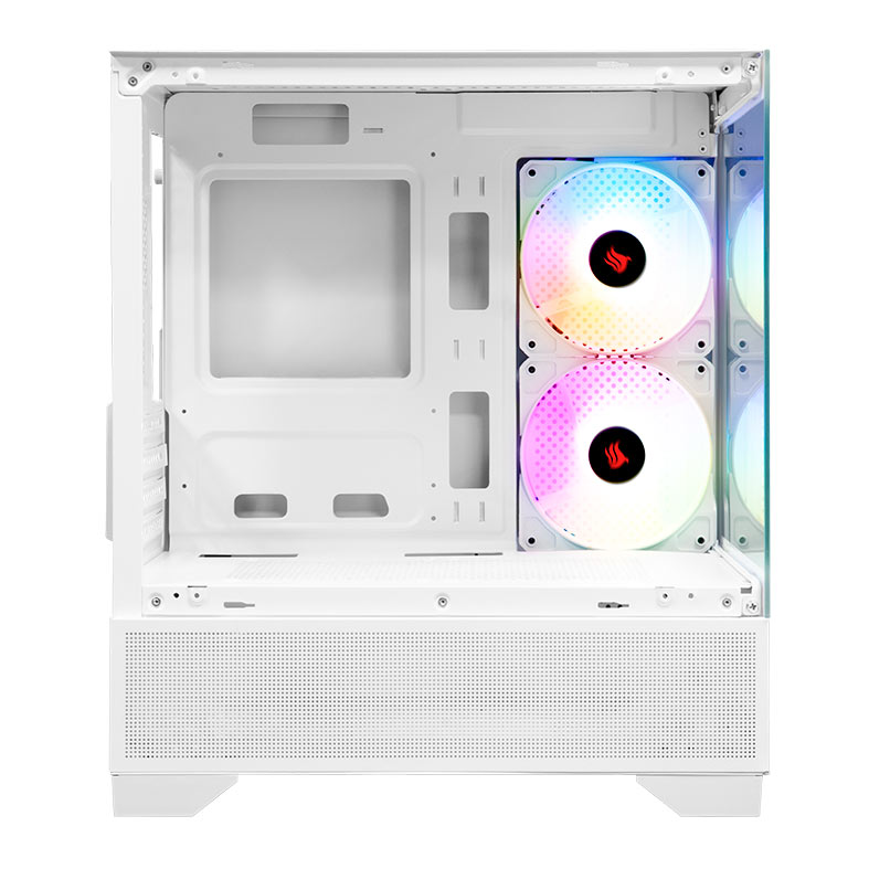 Gabinete Gamer Pichau Magpie 4B, Mini-Tower, lateral de Vidro, Com 2 Fans, Branco, PG-MAG4B-WH2 - miniatura 5