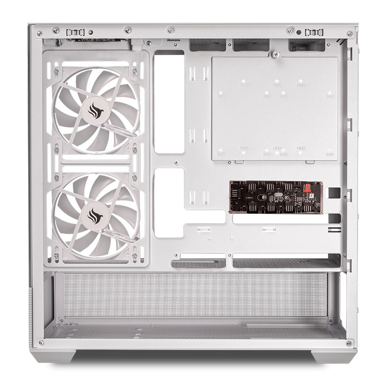Gabinete Gamer Pichau Magpie 4X, ARGB, Mid-Tower, Lateral de Vidro, Com 3 Fans, Branco, PG-MAG4X-WH3F - miniatura 7