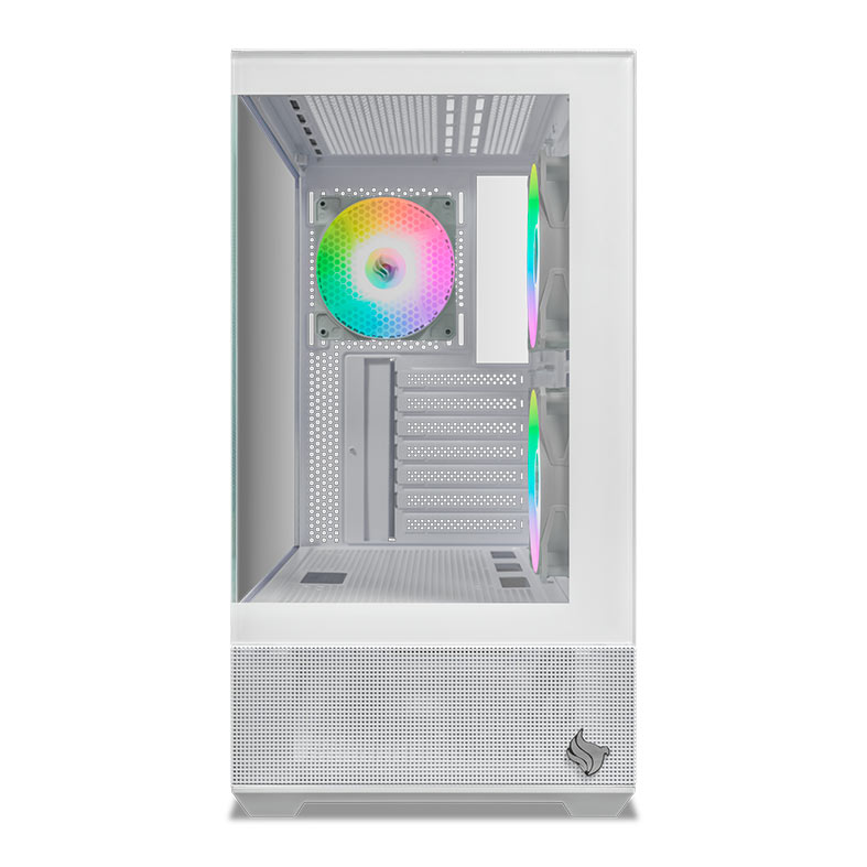 Gabinete Gamer Pichau Magpie 4X, ARGB, Mid-Tower, Lateral de Vidro, Com 3 Fans, Branco, PG-MAG4X-WH3F - miniatura 5