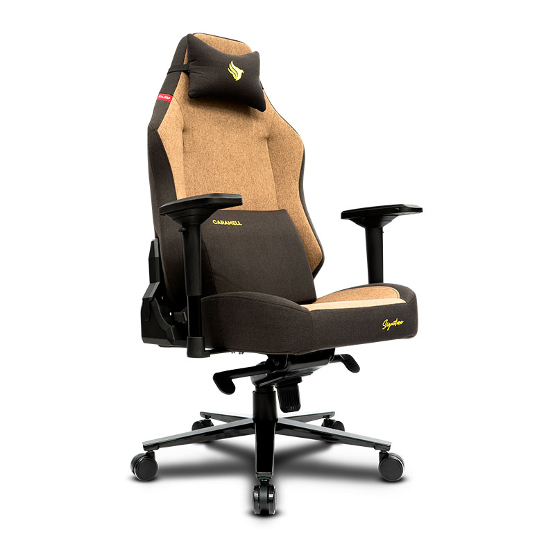 Cadeira Gamer Pichau Nova Signature Caramel, Espuma Moldada, Braco 4D, Marrom, PG-NVS-CR01 - miniatura 4