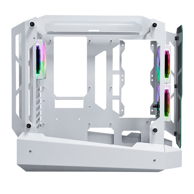 Gabinete Gamer Pichau Odysseus, RGB, Mid-Tower, Lateral de Vidro, Com 3 Fans, Branco, PG-ODY-WH3F - miniatura 6