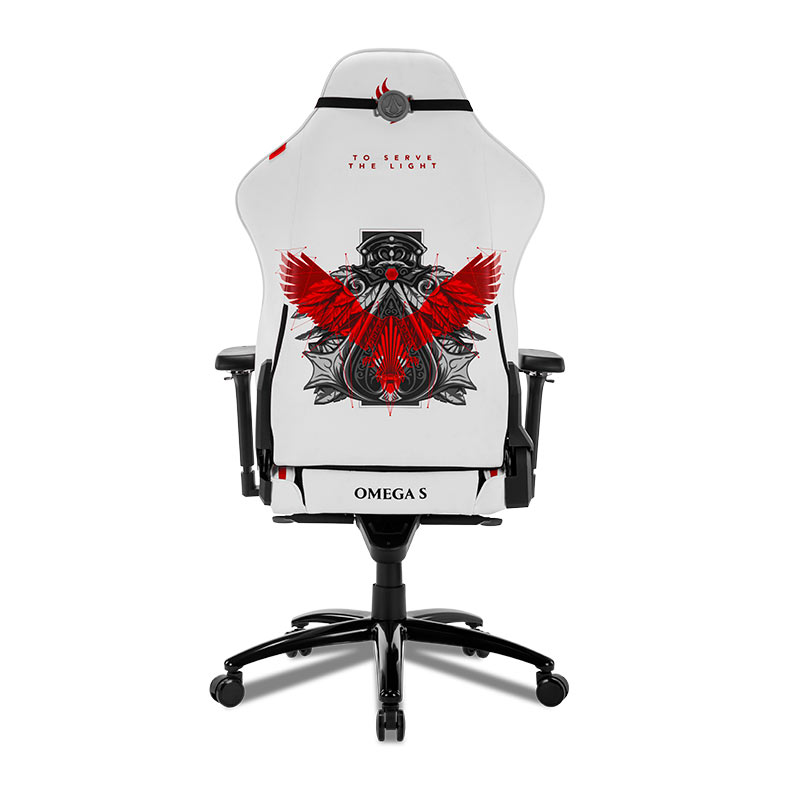 Cadeira Gamer Pichau Omega S Assassins Creed Legacy, Braco 4D, Preto e Vermelho, PG-OMGS-ASC - miniatura 11