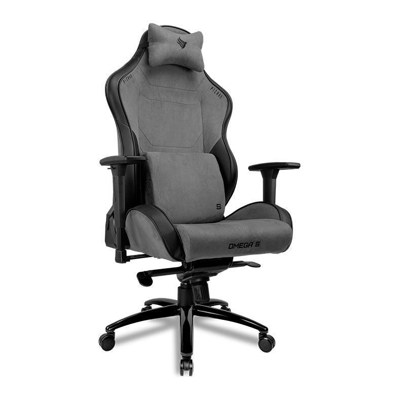 Cadeira Gamer Pichau Omega S, Espuma Moldada, Braco 3D, Preta e Cinza, PG-OMGS-BG01 - miniatura 3