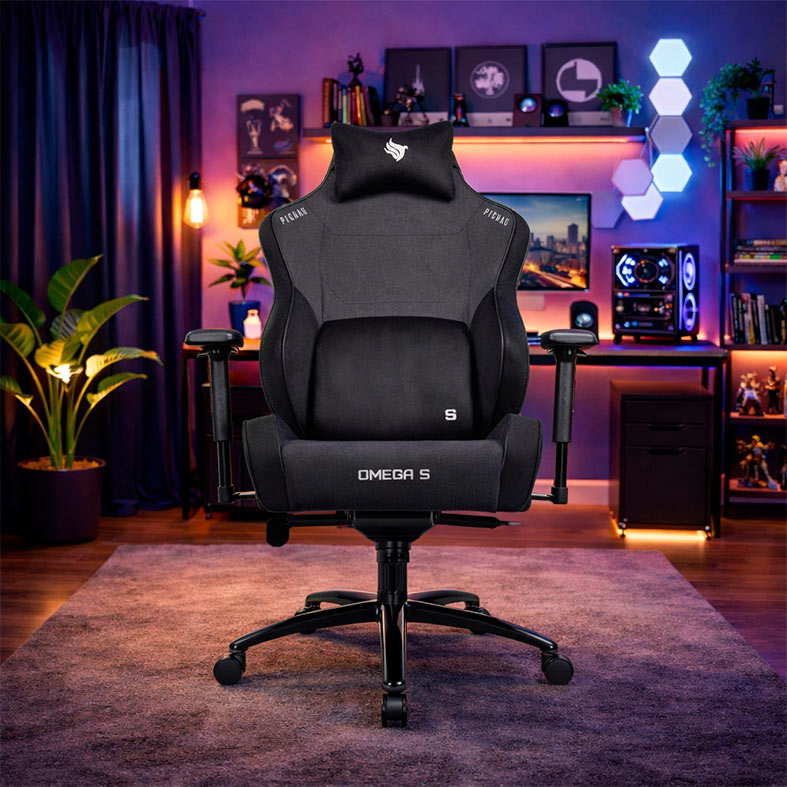 Cadeira Gamer Pichau Omega S, Onix, PG-OMGS-ONIX - miniatura 2