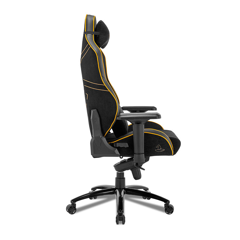 Cadeira Gamer Pichau Omega R10 Ronaldinho, Espuma Moldada, Braco 4D, Preto e Dourado, PG-OMGS-R10 - miniatura 7