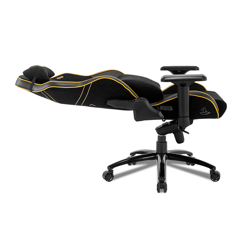 Cadeira Gamer Pichau Omega R10 Ronaldinho, Espuma Moldada, Braco 4D, Preto e Dourado, PG-OMGS-R10 - miniatura 8