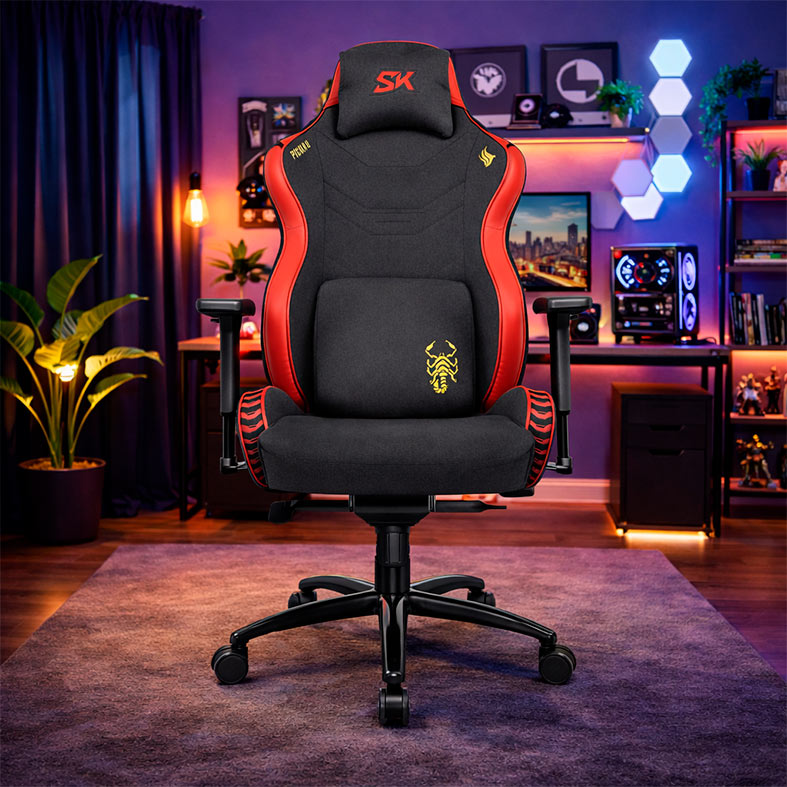Cadeira Gamer Pichau Omega S Skorpion, Espuma Moldada, Preto e Vermelho, PG-OMGS-SKRP - miniatura 2