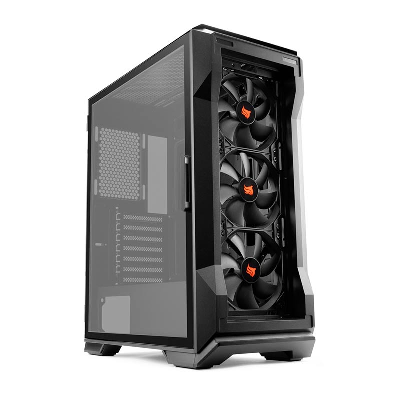 Gabinete Gamer Pichau Pouter 3 Lateral De Vidro Preto, PG-P03-BK - miniatura 5