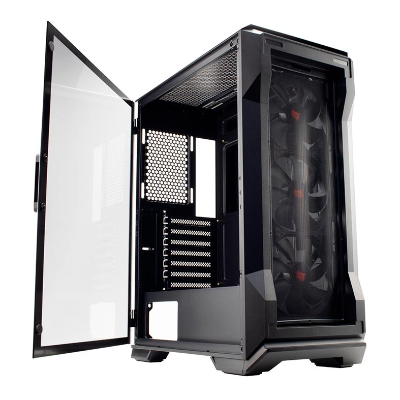 Gabinete Gamer Pichau Pouter 3 Lateral De Vidro Preto, PG-P03-BK - miniatura 7