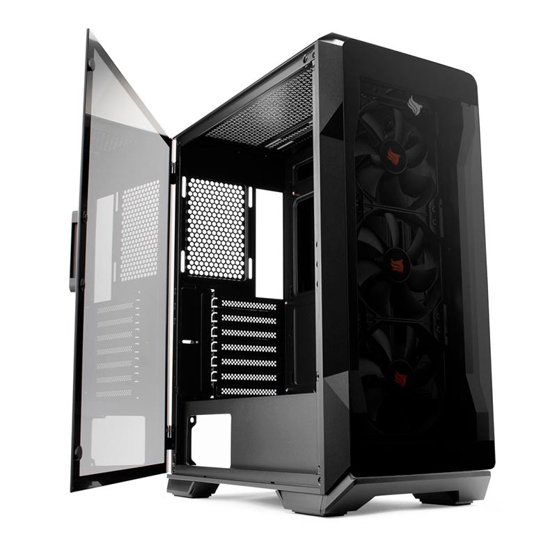 Gabinete Gamer Pichau Pouter 3 Lateral De Vidro Preto, PG-P03-BK - miniatura 6
