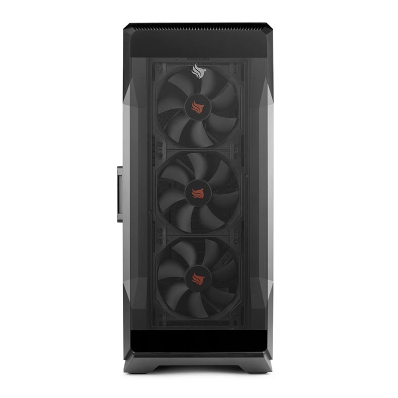 Gabinete Gamer Pichau Pouter 3 Lateral De Vidro Preto, PG-P03-BK - miniatura 4