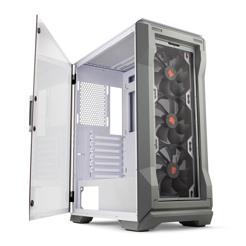 Gabinete Gamer Pichau Pouter 3 Lateral De Vidro Branco, PG-P03-WT - miniatura 6