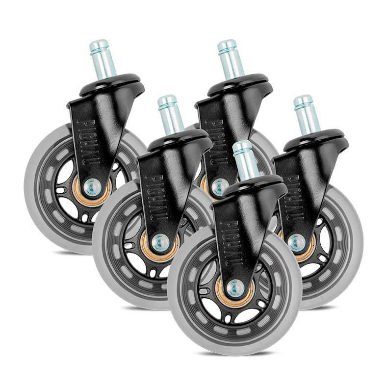 Conjunto de Rodinhas Pichau Soft, 75mm, PG-RDS-BK01 - miniatura 3