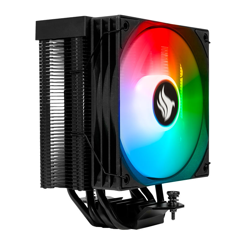 Cooler Para Processador Pichau Sage V3, ARGB, 120mm, Preto, PG-SGEBK-V03 - miniatura 3
