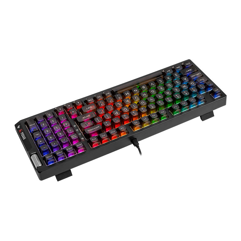 Teclado Mecanico Gamer Pichau Sonne, RGB, Switch Gateron Vermelho, Preto, PG-SNP-RGB01 - miniatura 6