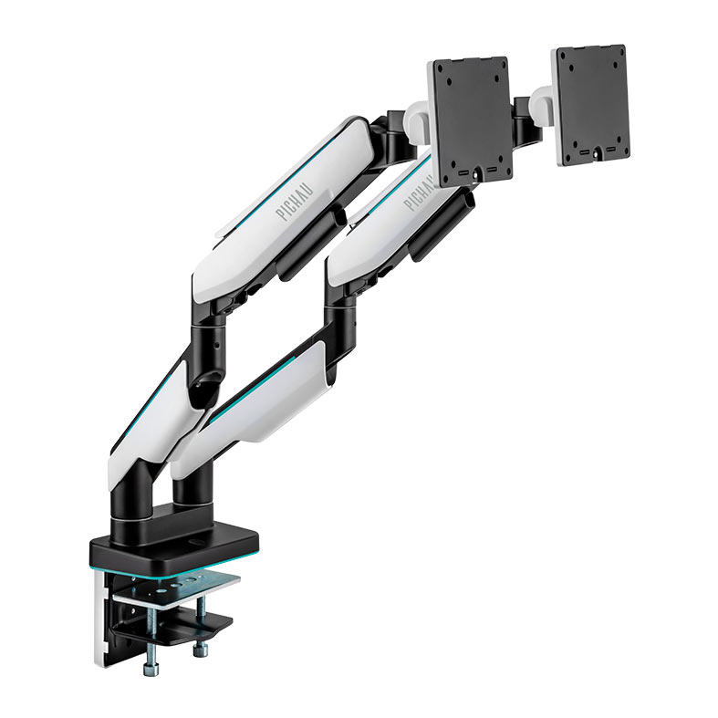 Suporte Articulado Para Dois Monitores Pichau Serpens 200 Basic, Pistao a Gas, 17 Pol. a 35 Pol., Preto e Branco, PG-SRP200B-BK01 - miniatura 3