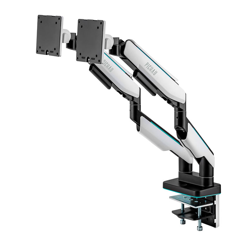Suporte Articulado Para Dois Monitores Pichau Serpens 200 Basic, Pistao a Gas, 17 Pol. a 35 Pol., Preto e Branco, PG-SRP200B-BK01 - miniatura 4