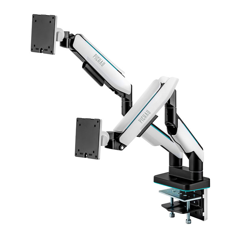 Suporte Articulado Para Dois Monitores Pichau Serpens 200 Basic, Pistao a Gas, 17 Pol. a 35 Pol., Preto e Branco, PG-SRP200B-BK01 - miniatura 5