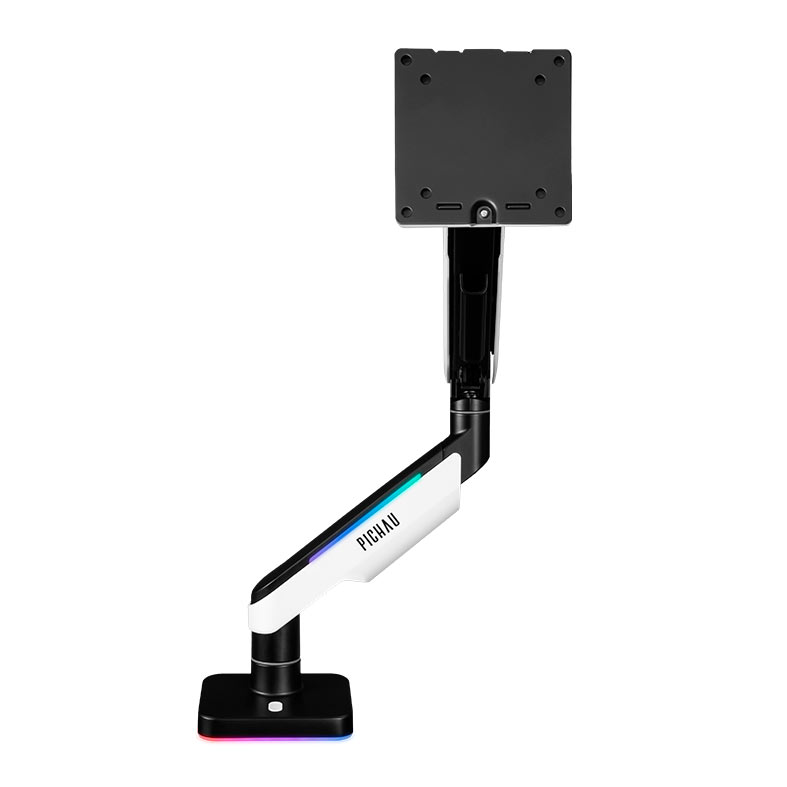 Suporte Articulado Com Pistao a Gas Para Monitor Pichau Serpens, 17 Pol. a 49 Pol., RGB, Preto e Branco, PG-SRPNS-RGB01 - miniatura 6