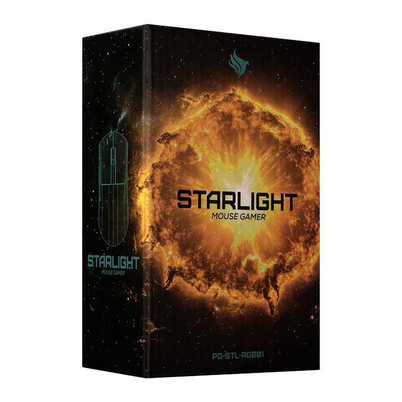 Mouse Gamer Pichau Starlight, RGB, 16000DPI, 6 Botoes, Preto, PG-STL-RGB01 - miniatura 7