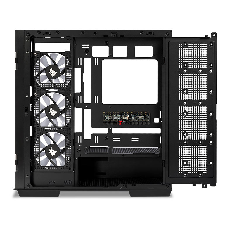 Gabinete Gamer Pichau Voyager One, ARGB, Full-Tower, Lateral de Vidro, Com 3 Fans e 2 frontais, Preto, PG-VY1-BK-3F - miniatura 11