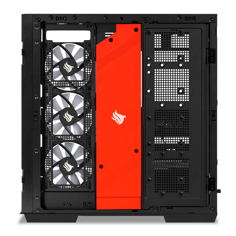 Gabinete Gamer Pichau Voyager One, ARGB, Full-Tower, Lateral de Vidro, Com 3 Fans e 2 frontais, Preto, PG-VY1-BK-3F - miniatura 10