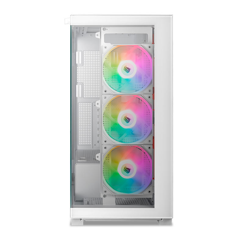 Gabinete Gamer Pichau Voyager One, ARGB, Full-Tower, Lateral de Vidro, Com 3 Fans e 2 frontais, Branco, PG-VY1-WH-3F - miniatura 6