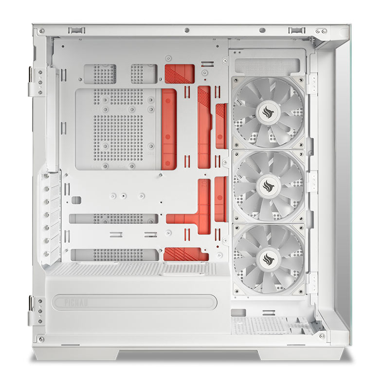 Gabinete Gamer Pichau Voyager One, ARGB, Full-Tower, Lateral de Vidro, Com 3 Fans e 2 frontais, Branco, PG-VY1-WH-3F - miniatura 9
