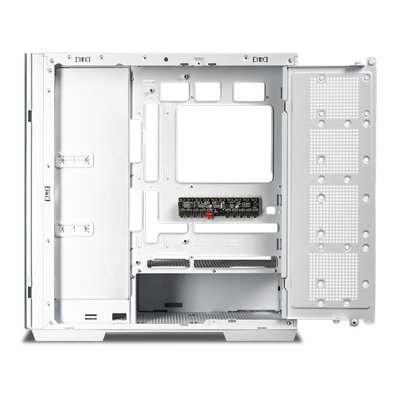 Gabinete Gamer Pichau Voyager One, Full-Tower, Lateral de Vidro, Com 1 frontal, Branco, PG-VY1-WH - miniatura 10