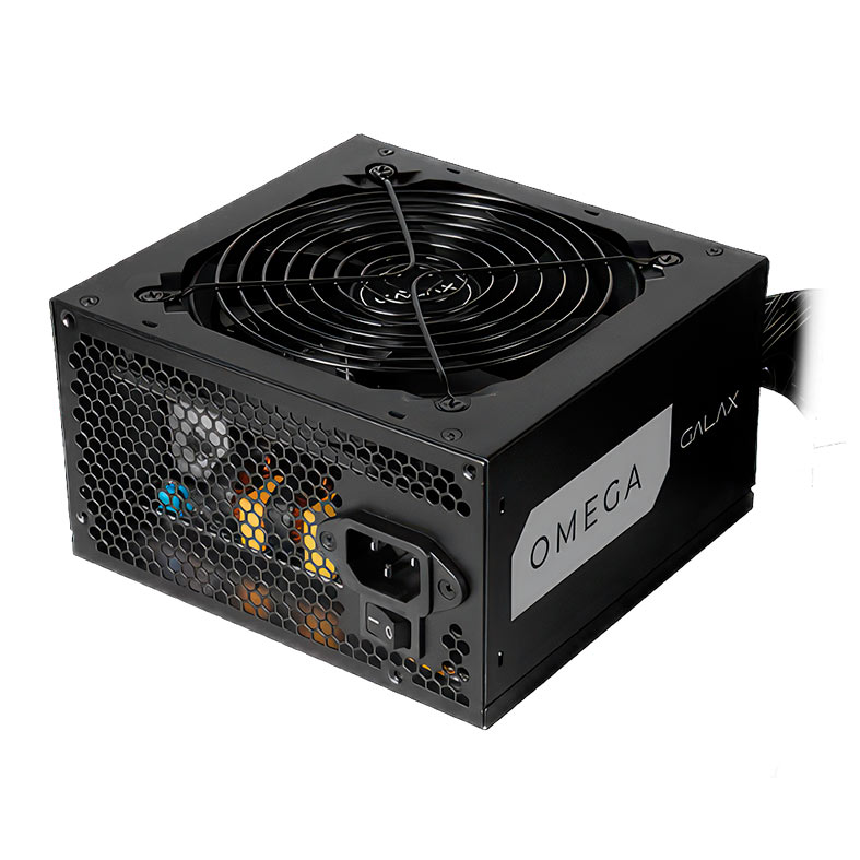 Fonte Galax Omega GL500S, 500W, Cybenetics Bronze, Preto, PGO50BOTNATB0 - imagem 1