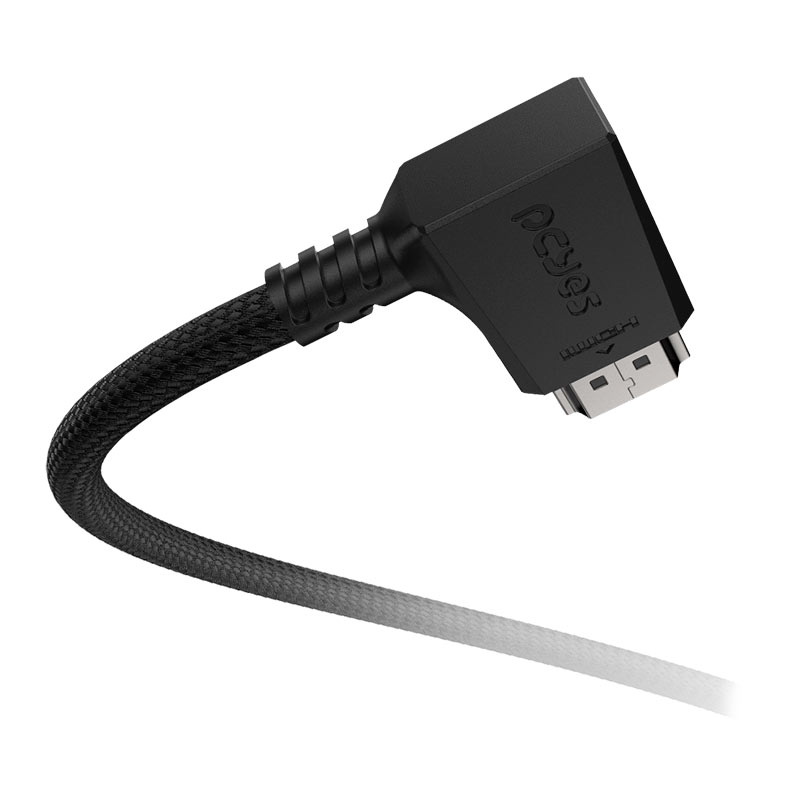Cabo HDMI PCYes, Conector 90 Graus Horizontal, Nylon, 3m, Preto, PHM21-3HNP - miniatura 6