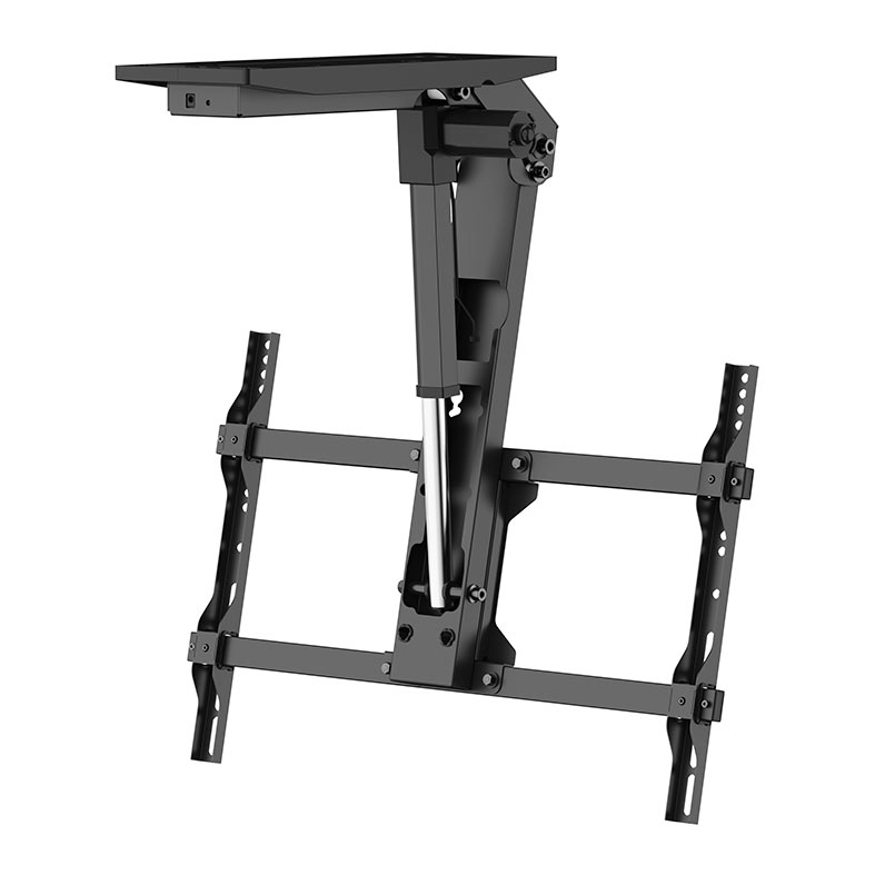 Suporte de Teto Reclinavel Para TV Brateck, Ate 75 Pol, Com Controle, Preto, PLB-M0746 - miniatura 5